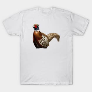 Cute Pheasant Drawing T-Shirt